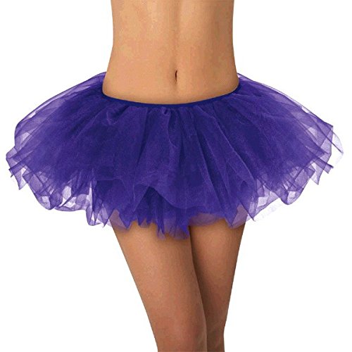 Amscan Party Ready Team Spirit Wacky Tutu (1 Piece), Purple, 13 x 8.5"