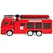 Best Choice Products Kids Toy Fire Truck with Electric Flashing Lights, Siren Sound, Bump & Go Action, Red