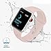UPOLS Compatible for Apple Watch Band 38mm 40mm 42mm 44mm Women Men, Soft Silicone Sport Band, Strap Compatible for iWatch Series 4/3/2/1, S/M M/L