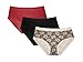Kathy Ireland Women's 3 Pack Of Cotton Blend Full Coverage Elastic Brief Panties