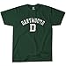 Dartmouth College T-Shirt by Ivysport – Athletics Logo, 100% Cotton, Hunter Green, Short Sleeve T-Shirt, Medium