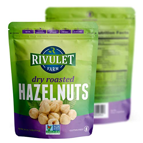 Dry Roasted Hazelnuts by Rivulet Farm - 16oz - Unsalted - Tasty & Snacks for Keto, Paleo, or Vegetarian Diet… - Image 4
