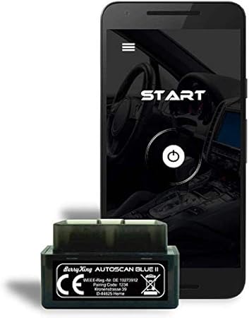 BerryKing Autoscan Blue 2019 OBD2 Mini Diagnose-Gerät Torque Auto Car PKW KFZ OBD 2 Bluetooth Fehler-Speicher Lesen & Löschen