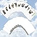The Best Card Company - 10 Blank Dog Greeting Cards for All Occasions (4 x 5.12 Inch) - Snuggle Pugs AMQ5648OCB-B1x10