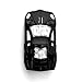 CHUYI Cool Sports 3D Car Shape Wireless Mouse Optical Cordless Mice with USB Receiver for Office School Home Travel for PC Laptop Computer Gift (Black-1 Pack)