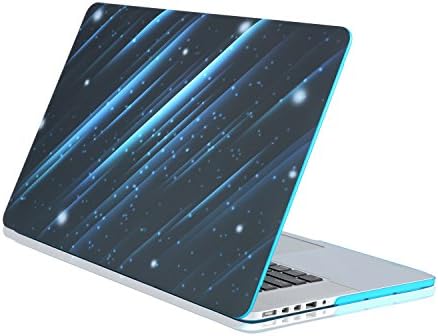 WINHI MacBook Pro 13 Inch Case with Retina Display Rubberized Hard Folio Case Cover for Model A1425 and A1502 (with Keyboard Protective Film &amp; Mouse Pad)- star