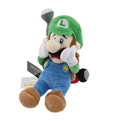 Shalleen Super Mario Bros Luigi's Mansion 2 Luigi 7" Figure Stuffed Plush Toy Doll 2015