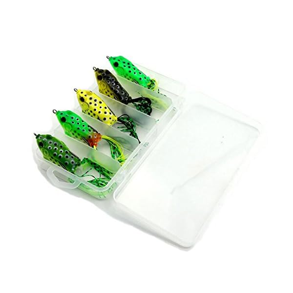 QAZZ-Fishing-Lure-Set-with-Tackle-Box-Including-Plastic-Soft-Lures-Frog-Lures-Spoon-Lures-Hard-Lures-Popper-Crank-Rattlin-Trout-Bass-Salmon-And-More