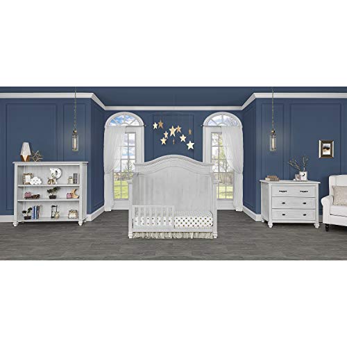 evolur madison 5 in 1 curved top convertible crib