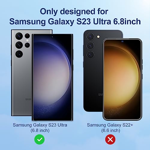 LK Screen Protector Compatible with Samsung Galaxy S23 Ultra, 3 Pieces, TPU Screen Protector, HD Clear Soft Transparent Screen Protector Film