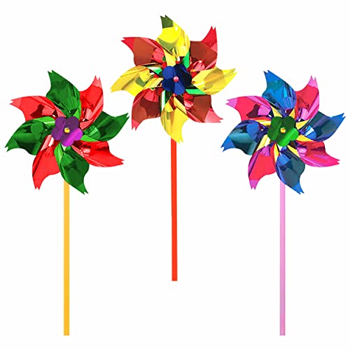 Giggle Time 6” Pinwheels Pinwheels for Kids Fun Toys for