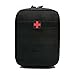 Fitackle Tactical Molle EMT Medical First Aid IFAK Blowout Utility Pouch - Free Bonus First Aid Patch and Shear (Black)