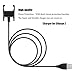 Fitbit Charge 2 USB Charging Cable with Wall Charger Plug by iEEKK, Extra Long 3.3ft(1M) Replacement Charger Cord for Fitbit Charge 2 Smart Bracelet (Cable with Plug)