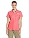 Columbia Women's Lo Drag Short Sleeve Shirt, Bright Geranium, Small