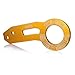 yunanwa Rear Tow Towing Hook for Universal Car Auto Trailer Ring Aluminum Alloy (Gold)
