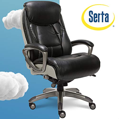 Serta Smart Layers Executive Tranquility Office Chair Black