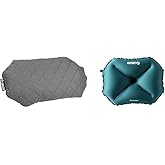 Klymit Luxe and Pillow X Travel Pillow Bundle - Inflatable Airplane, Backpacking and Camping Pillows