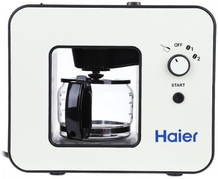 Haier Coffee Maker - Bean Grinder, 4 Cup Capacity, Keep Warm Function, Easy to clean, Elegant Design