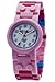 Lego Friends 8020172 Stephanie Kids Buildable Watch with Link Bracelet and Minifigure | Pink/White | Plastic | 25mm case Diameter| Analog Quartz | boy Girl | Official