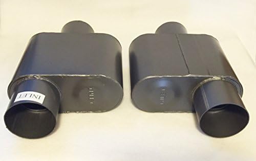 3.5" OFFSET/CENTER FLOWSOUND 10 SERIES MUFFLERS - PAIR