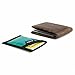 Flowfold Recycled Sailcloth Minimalist Slim Front Pocket Card Holder Wallet - Light Weight - Made in The USA - Cyan