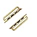 Stainless Steel Adapter, HuanlongTM Iwatch Band Adapter Connection Watch Strap Connector for Apple Watch Iwatch (38mm Gold)