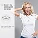 Bluetooth Headphones, Magnetic Wireless Earbuds, Wireless Sports Earphones Bluetooth Headsets Earpieces Compatible for iPhone XS/X/8/7 Plus Samsung Galaxy S8 Note 8 Bluetooth Enabled Devices(White)