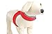 Dog Backpack Harness Puppy Vest - Soft Mesh Pet Padded Harnesses with Pocket,Red Small