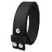NPET Mens Leather Belt Full Grain Vintage Distressed Style Snap on Strap 1 1/2