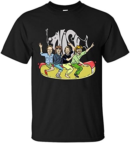 PTTH Men's Unique Design Phish Logo Top T-Shirt black S
