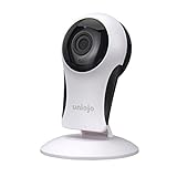 Wireless Wi-Fi Camera, UNIOJO Home Security Surveillance 720P HD, Works with Alexa Echo Voice Control for Baby/Elder/Pet Monitor, Two Way Audio, Night Vision Video Recording with iOS & Android App