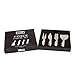 HULLR Premium 4-Piece Stainless Steel Cheese Knives Set Collection In Gift Box