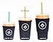 Sok It Java Sok Iced Coffee & Cold Soda Insulated Neoprene Cup Sleeve (Black, Medium: 22-28oz)
