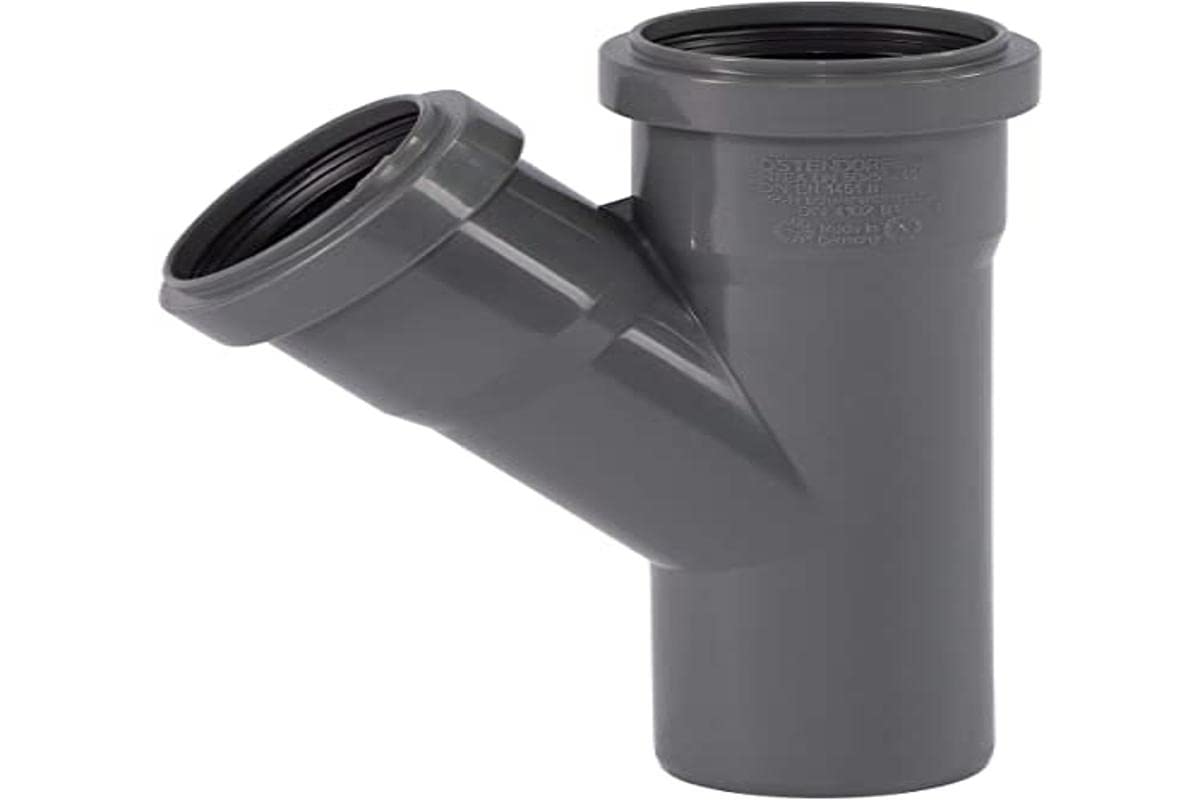 Ostendorf 172200 HTsafe HT Branch, Gray, DN50/50/45 Grad