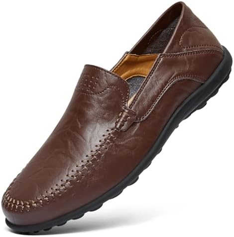 Alberto Ciccioli Men’s Soft Brown Leather Comfort Penny Loafers ALBERTO CICCIOLI ?? MEN main image 4