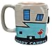 BigMouth Inc Happy Camper Mug, Cute Novelty Ceramic Mug for Outdoor RV Camping Enthusiasts, Gift for Men Women Mom Dad