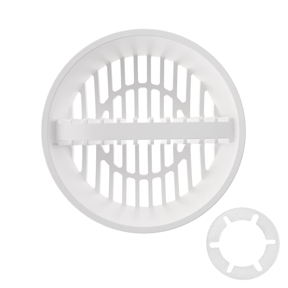 1 x Trapflex Hair Strainer / Hair Filter + 1 x Hair Catcher (Compatible with Tempoplex Drain Fitting Model Number 6961, 6962, 6963 Replaces Part Number 582951/6961.96)
