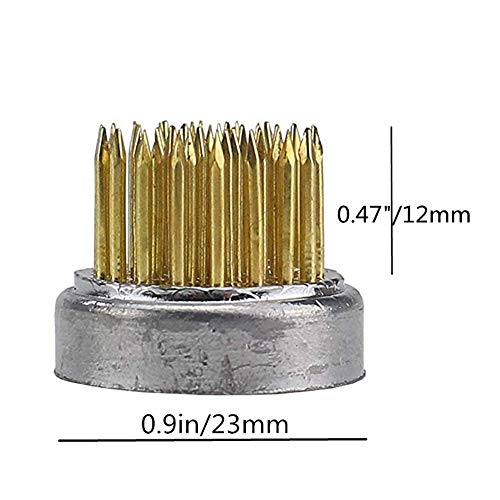 UUsave Ikebana Kenzan Flower Frog Round Flower Arranging Frog Spiky Frog Fixed Tools Art Floral Arrangement Japanese Pin Holder (Diameter 0.9"/23mm)