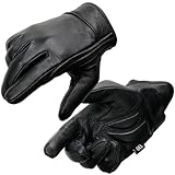 Milwaukee Leather MG7510 Men's Black Leather Gel