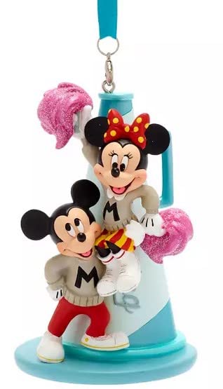 Disney Store Mickey and Minnie Cheer Hanging Ornament