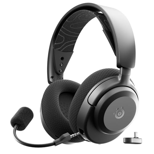 SteelSeries Arctis Nova 3P Wireless - PS5 Headset & PC Gaming Headset – App-Steuerung – 40 Std. Akku – Neodym-Magnet-Treiber – 2,4 GHz/Bluetooth – Abnehmbares Mikrofon – Für PS5, PC, Switch - Schwarz thumbnail 1