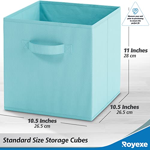 Royexe Cube Storage Baskets for Organizing 11 Inch Set of 8 Heavy