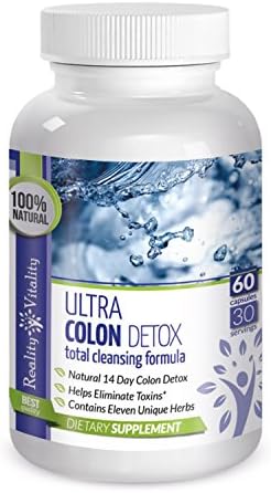 Reality Vitality Ultra Colon Detox 14 Day Cleanse Fast Natural Herbs