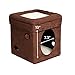 MidWest “The Original” Curious Cat Cube, Cat House / Cat Condo in Brown Faux Suede & Synthetic Sheepskinthumb 3