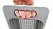 SAMMART Over The Sink Rectangular Colander (Grey)