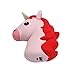 New 2600mah Red Unicorn Shaped Emoji Cute Funny Cartoon Gift Power Bank External Battery Portable Mobile Phone Charger For Iphone Ipad Samsung Galaxy Note All Tabletes ...