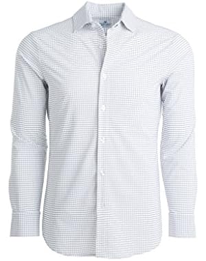 Leeward Trim Fit Mens Button Down Shirt | Non-Iron, Machine Washable, Sweat Wicking