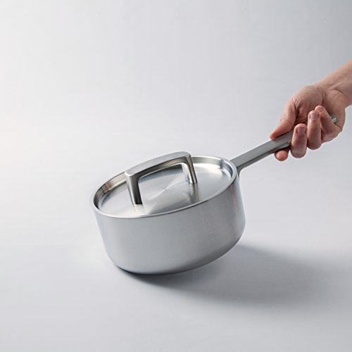 BergHOFF RON 18/10 Stainless Steel Covered Saucepan 7" 2.1 qt. Silver