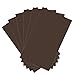 AUCHEN 6 Pack Dark Brown Repair Sofa Leather Patch Self-adhesive Leather Repair Patch for Sofa or Car Seat, 10 Inch by 6 Inch.