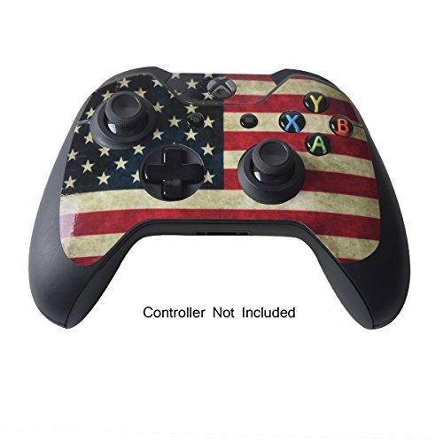Skins Stickers for Xbox One Games Controller - Custom Orginal Xbox 1 Remote Controller Wireless Protective Decals Covers - High Gloss Protector Accessories - Battle Torn Stripe